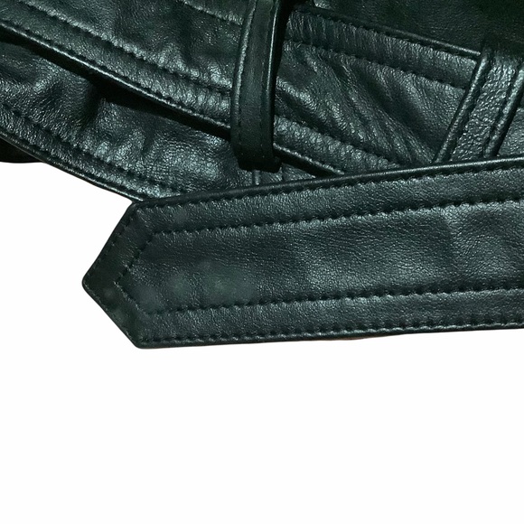 Harley Davidson Women’s Medium Moto Biker Leather Jacket w/ HD Pin - Picture 15 of 15